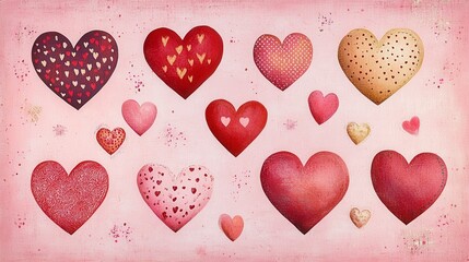 Colorful Heart Patterns