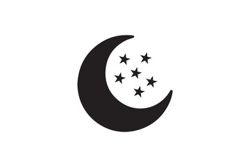 Ramadan moon and stars