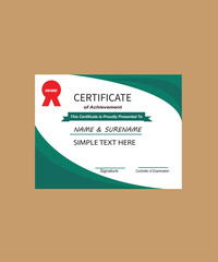 certificate design template
