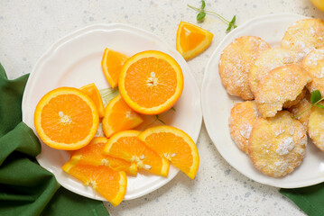 Orange Crack Cookies.top veiw.style hugge
