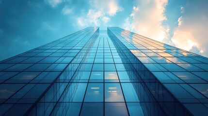 Modern Skyscraper Reaching for the Sky