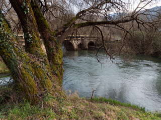 Ponte vecchio sul fiume Aniene, in località Anticoli Corrado