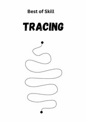 This Tracing Worksheet is designed to help children develop their fine motor skills and handwriting practice in a fun and engaging way. Featuring clean, 