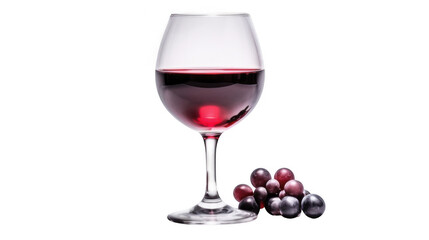 Wine Glass isolated on transparent background, Generative ai.	
