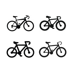 Obraz premium cycle silhouette 
