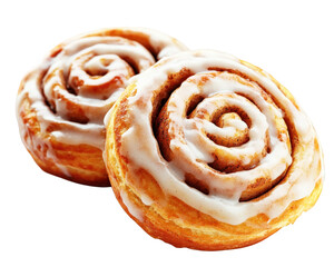 Delicious cinnamon rolls with rich swirl of icing on top, perfect for sweet treat. These pastries are soft, fluffy, and ideal for breakfast or dessert