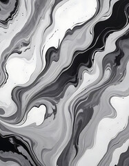 Monochrome Marble Abstract Texture