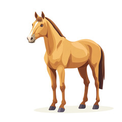 Obraz premium A majestic palomino horse stands proudly a symbol of grace and power