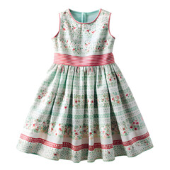 Kids dress isolated on transparent background  
