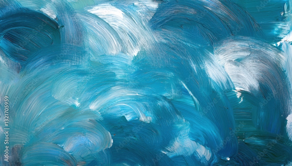 Aufkleber dynamic abstract blue brushstroke texture with flowing paint pattern for modern backgrounds, design projects, and artistic concepts