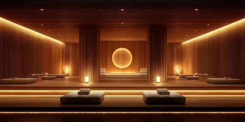 Serene Minimalist Wellness Space Interior Design