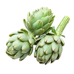 Fototapeta premium Fresh Green Artichokes Ready for Cooking and Culinary Delights