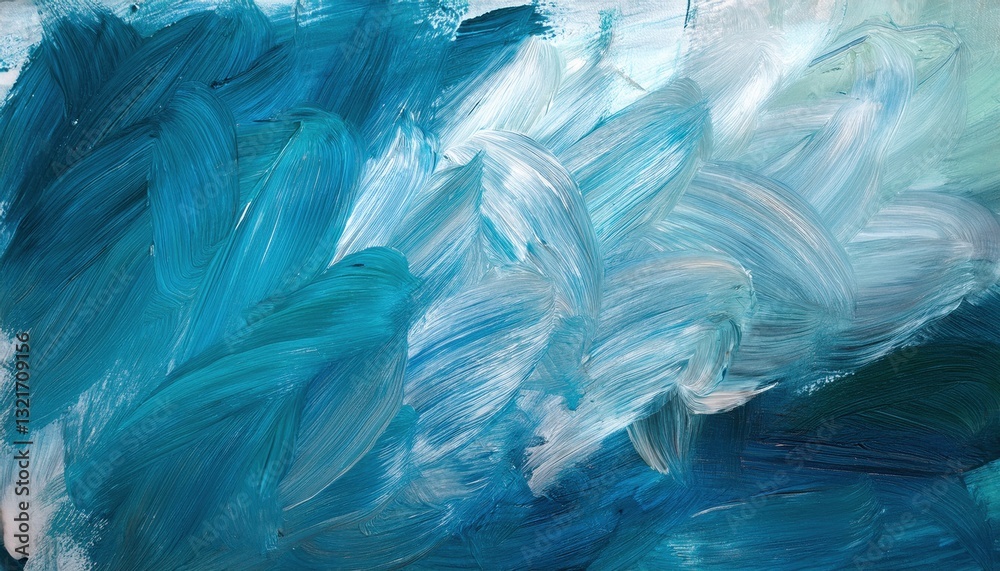 Aufkleber dynamic abstract blue brushstroke texture with flowing paint pattern for modern backgrounds, design projects, and artistic concepts