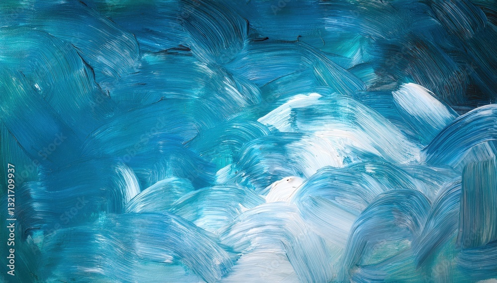 Aufkleber dynamic abstract blue brushstroke texture with flowing paint pattern for modern backgrounds, design projects, and artistic concepts