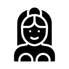 bridal veil glyph icon