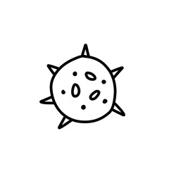 Obraz premium virus icon