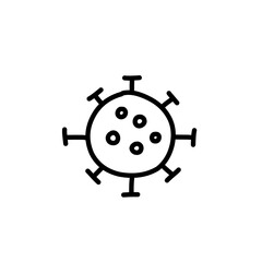 Obraz premium virus icon