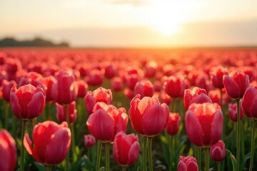 Sunset Tulip Bloom