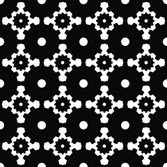 black and white seamless pattern seamless geometric pattern Triangle, square, flower, geometric, circle, shape, fabric pattern, wallpaper, fabric, pattern, black and white