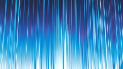 Stunning Abstract Blue Lines Digital Art