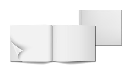 Clear Opened And Closed Booklet With Soft Cover