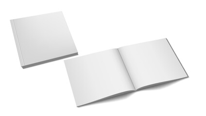 Clear Opened And Closed Booklet With Soft Cover