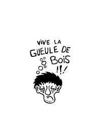 gueule de bois  tete  fatigue visage