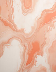 Terracotta Marble Texture - Warm Abstract Flow