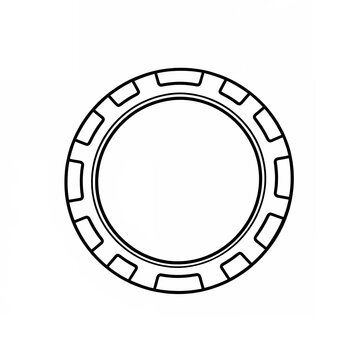 recommend clip art: casino game chip sketch 