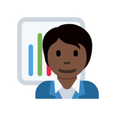 Businessperson with Chart