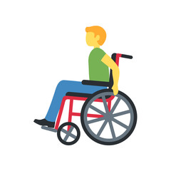 Fototapeta premium Person in Wheelchair