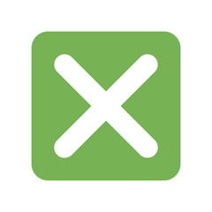 Fototapeta premium Cross Mark 