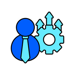Icon a development, isolated against a clean background.