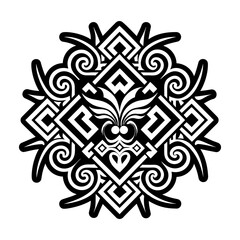 Fresco pattern icon in filled style
