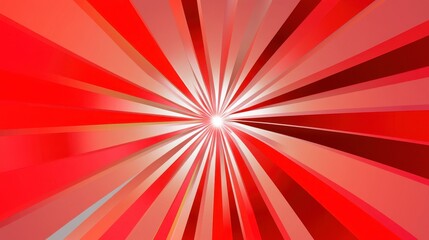 Fototapeta premium Dynamic Radiating Red Lines Abstract Graphic Design