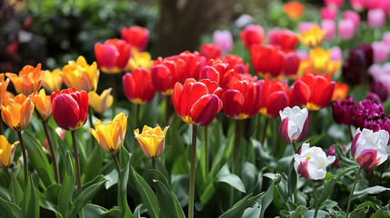 The scent of blooming flowers in spring fills the air with freshness and joy.