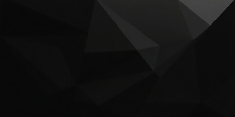 Fototapeta premium Abstract Dark Grayscale Geometric Polygon Background Design for Presentations and Digital Media