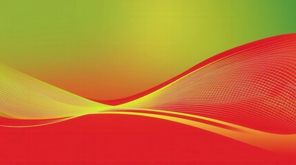Abstract Wave Design with Vibrant Colors