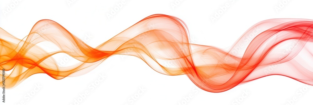 Poster energy waves dance in vibrant red and orange hues creating dynamic abstract art for creative inspira