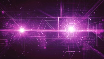 Obraz premium Purple technology background showing data transfer and connections