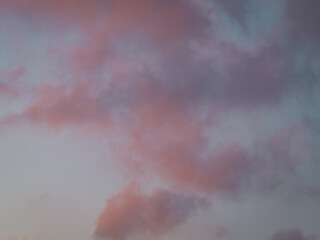 Romantic sunset in Sardinia, Italy 