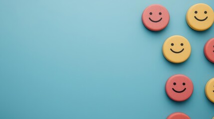 Modern and clean abstract customer satisfaction tracking across omnichannel platforms