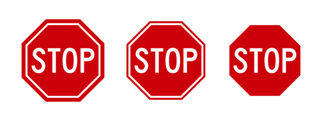 Stop sign set