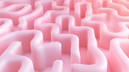 An easy maze puzzle. Generative AI