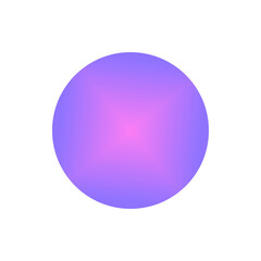 Pink and purple circle gradient with transparent background