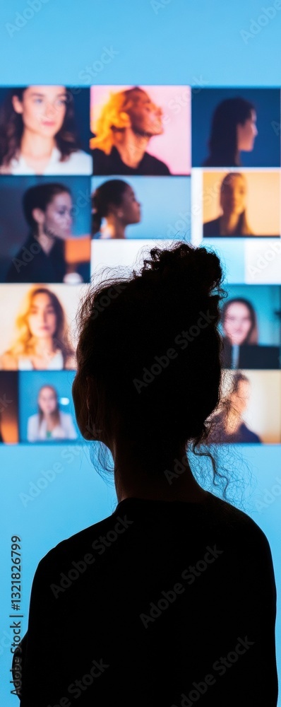 Aufkleber Hybrid Workforce Insights Dynamic Virtual Collaboration Mosaic - Empowering Remote Team Connectivity and Inclusive Digital Workplace Strategies for Next-Gen Professionals