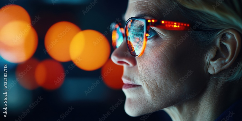 Poster Augmented Insights Immersive Data Visualization through Next-Gen AR Eyewear - Pioneering Tech Innovation for Futuristic Professional Problem-Solving and Cognitive Enhancement