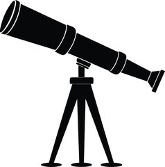 Spyglass Telescope Silhouette, Spyglass Telescope Icon