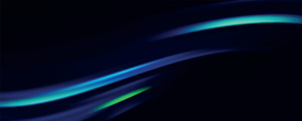 City road car light trails motion background. Illustration of light ray, stripe line with blue light