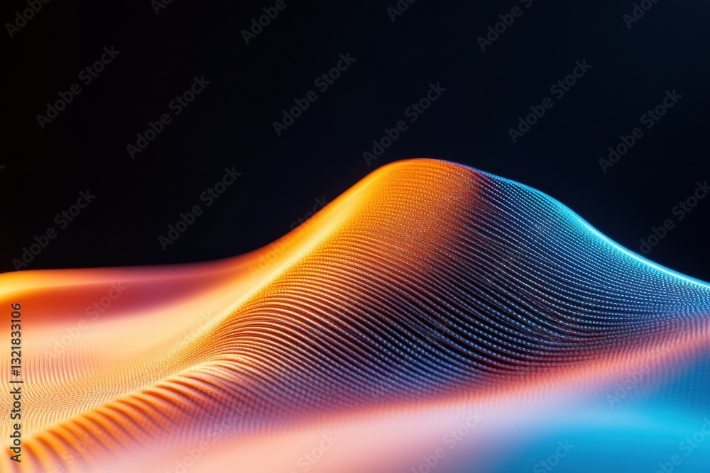 Leinwandbilder fluid digital horizons next-gen ai visualization of dynamic data streams - transformative technology